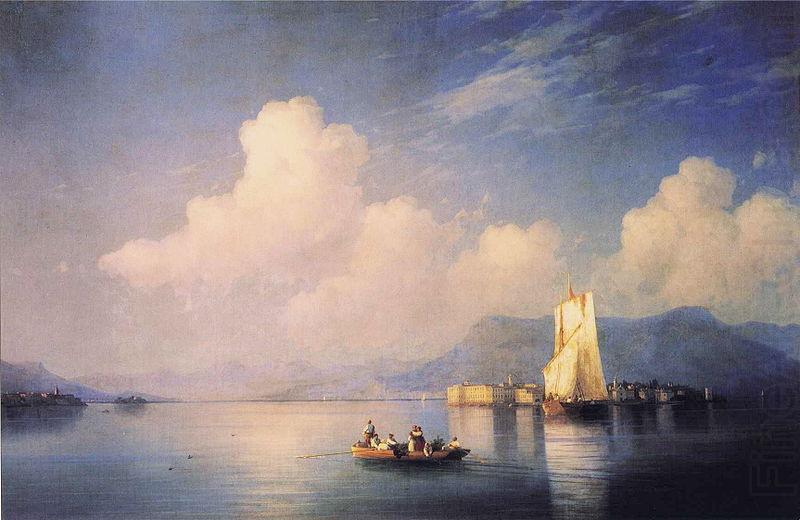 Lake Maggiore in the Evening, Ivan Aivazovsky